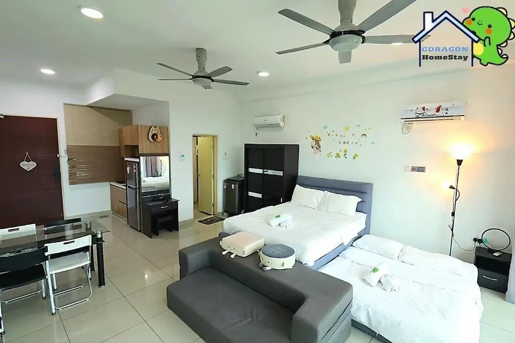 Fortune Studio Balcony City View Palazio Mount Austin By Gdragon Homestay Johor Bahru